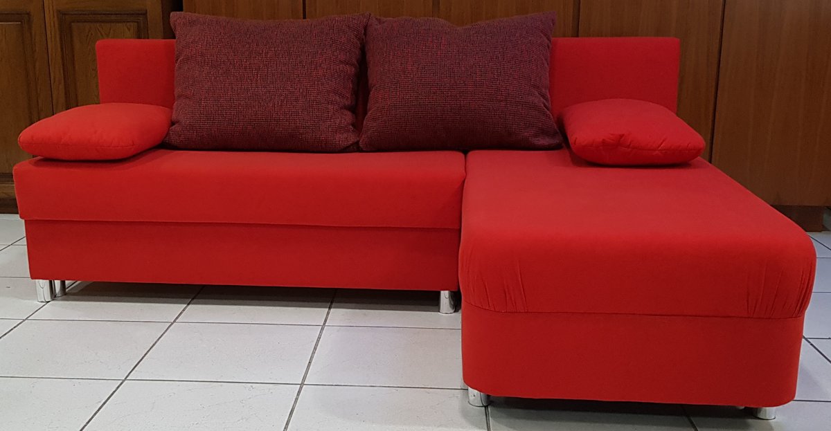 Canapé convertible en tissu